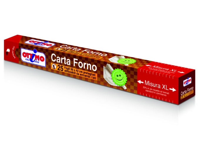 CARTA FORNO OTTIMO 25 FOGLI 38X42                 