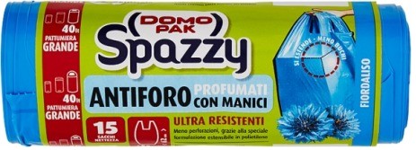 SACC.NETT.DOMOPAK SPAZZY FIORDALISO LT40 55X62 C/M