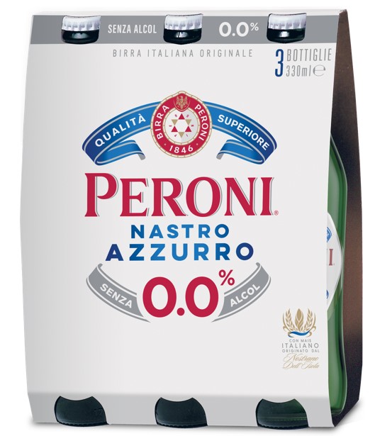 BIRRA NASTRO AZZ.CL.33X3 ZERO ANALCOLICA          