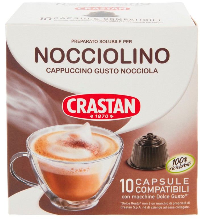 CRASTAN NOCCIOLINO CAPS X10PZ DOLCEGUSTO          