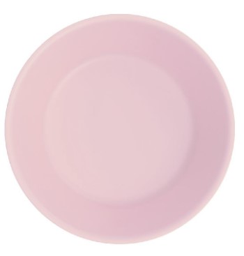 PIATTO FONDO PP MINERAL PASTEL ROSE 178MM PZ6     