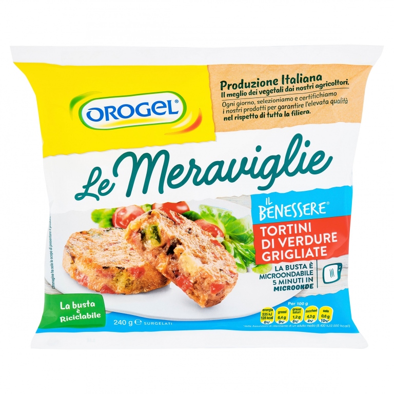 OROGEL LE MERAVIGLIE SFORMATINO DI VERD.GRIG.G240 