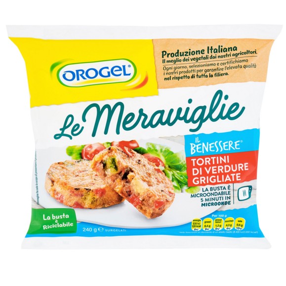 OROGEL LE MERAVIGLIE SFORMATINO DI VERD.GRIG.G240 