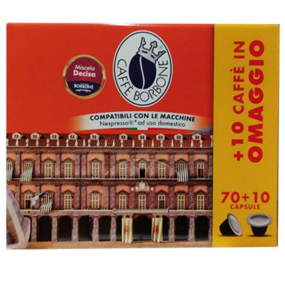 CAFFE' BORBONE COMP.NESPR.DECISA X70PZ+10 OM.     