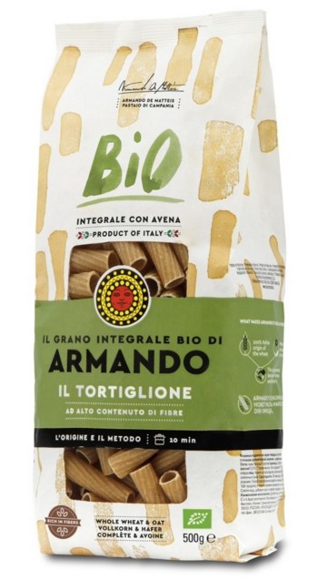 PASTA ARMANDO IL TORTIGLIONE INTEGRALE BIO GR.500 