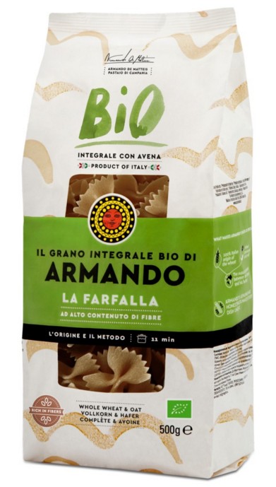 PASTA ARMANDO LA FARFALLA INTEGRALE BIO GR.500    