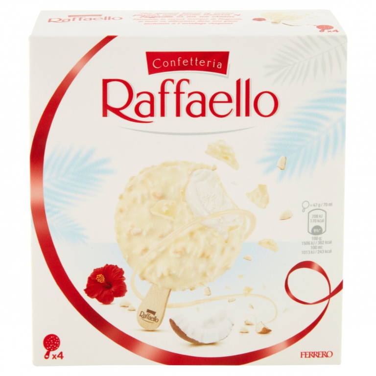 GELATO FERRERO RAFFAELLO T1X4 GR.188              