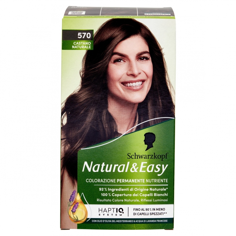 COLOR.TEST.NATURAL&EASY N.570 CASTANO NEW         