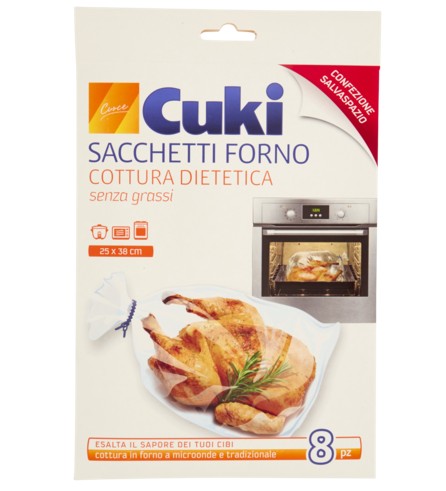 CUKI SACCHETTI COTTURA DIETETICA TIPO SACCOCCIO   