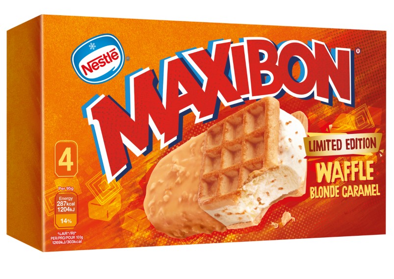 MAXIBON WAFFLE BLOND CARAMEL X4 G240              