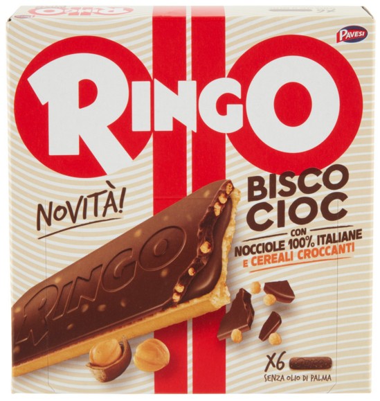 RINGO BISCOCIOC NOCCIOLA PAVESI G162              