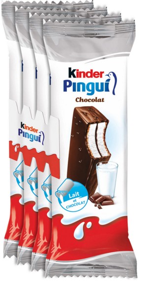 FERRERO KINDER PINGUI CACAO T4X9                  