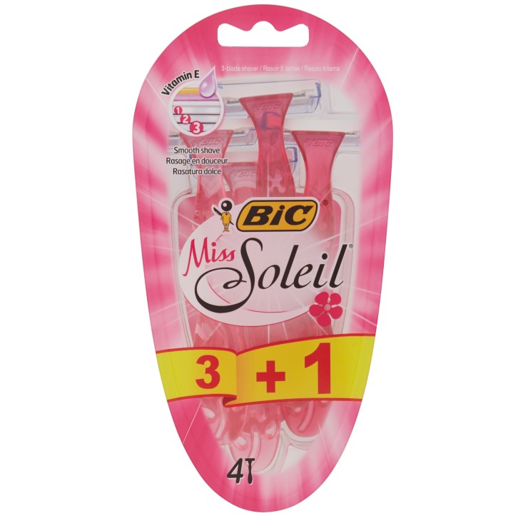 BIC RASOIO MISS SOLEIL BL.3+1 TRILAMA             