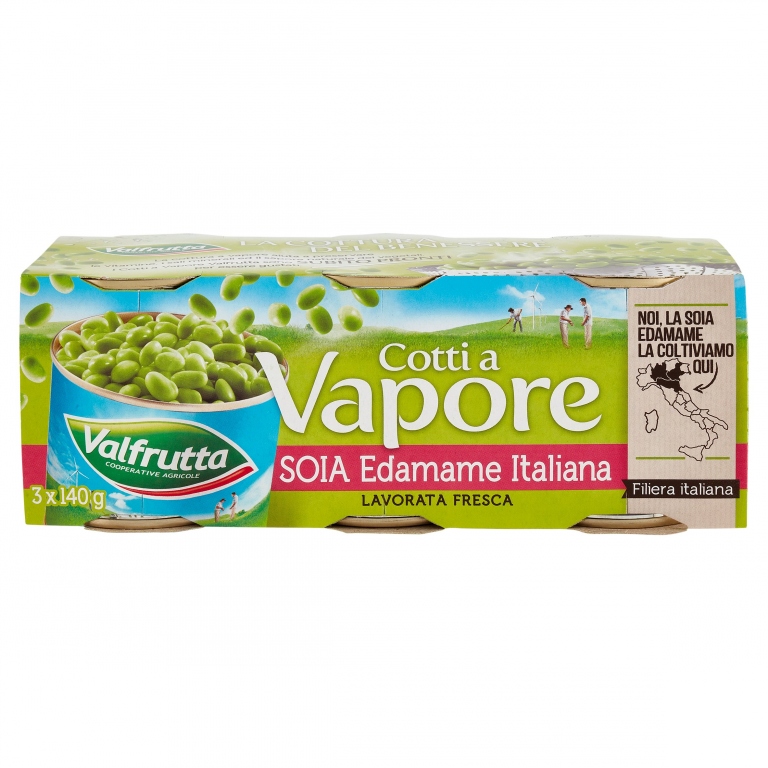 SOIA VALFRUTTA EDAMAME LATT.GR.140X3              