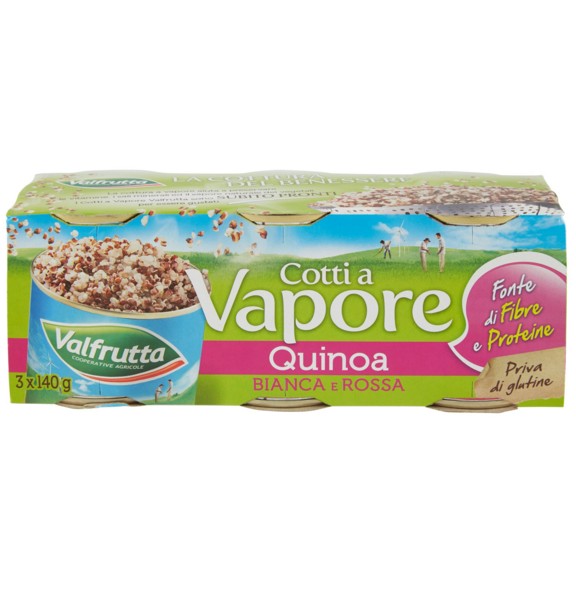 QUINOA VALFRUTTA LATT.GR.140X3                    