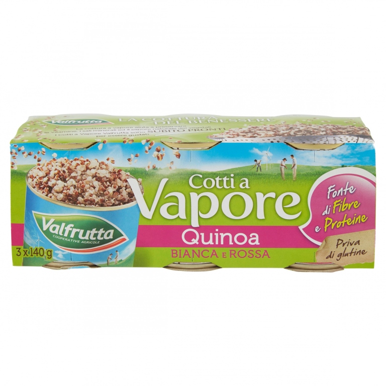QUINOA VALFRUTTA LATT.GR.140X3                    
