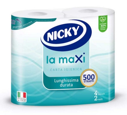 CARTA IG.NICKY NEW LA MAXI PZ.4 2V 500 STRAPPI    