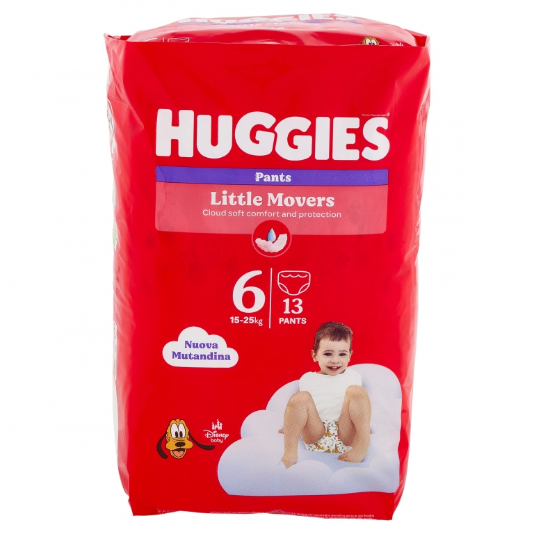 PANN.HUGGIES MUTANDINA MIS.6  11-25 13PZ          