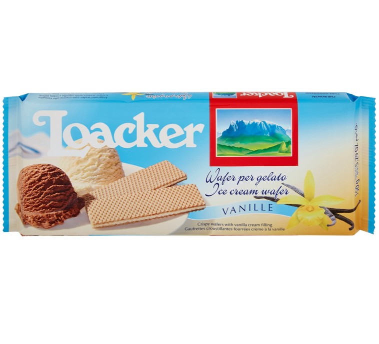 WAFER LOACKER GR.150 GELATO VANIGLIA              