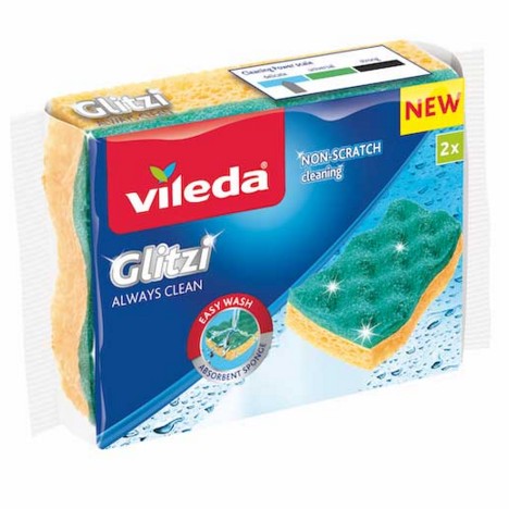 VILEDA SPUGNA GLITZ ALWAYS CLEAN PZ.2             