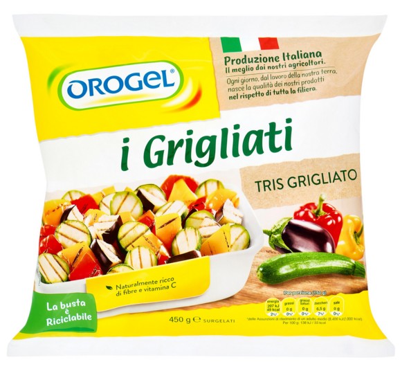 TRIS GRIGLIATO OROGEL GR.450                      