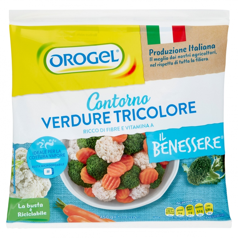 CONTORNO TRICOLORE OROGEL GR.450                  