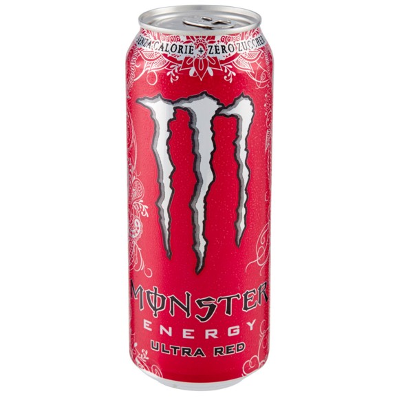 MONSTER ENERGY ULTRA ZERO RED CL.50               