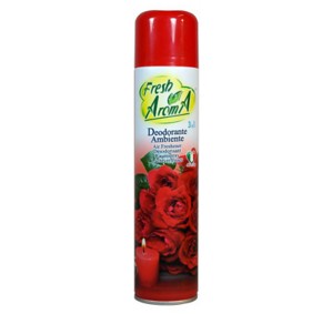 DEO CASA SPRAY AROMA FRESH ROSE ROSSE ML.300      