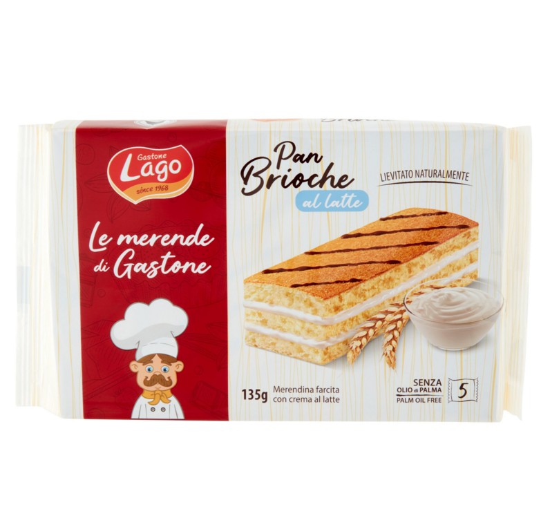 PAN BRIOCHE LATTE LAGO GR.135                     