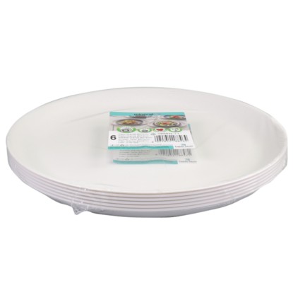 PIATTO GRANDE PP MINERAL WHITE BIANCO 274MM PZ6   