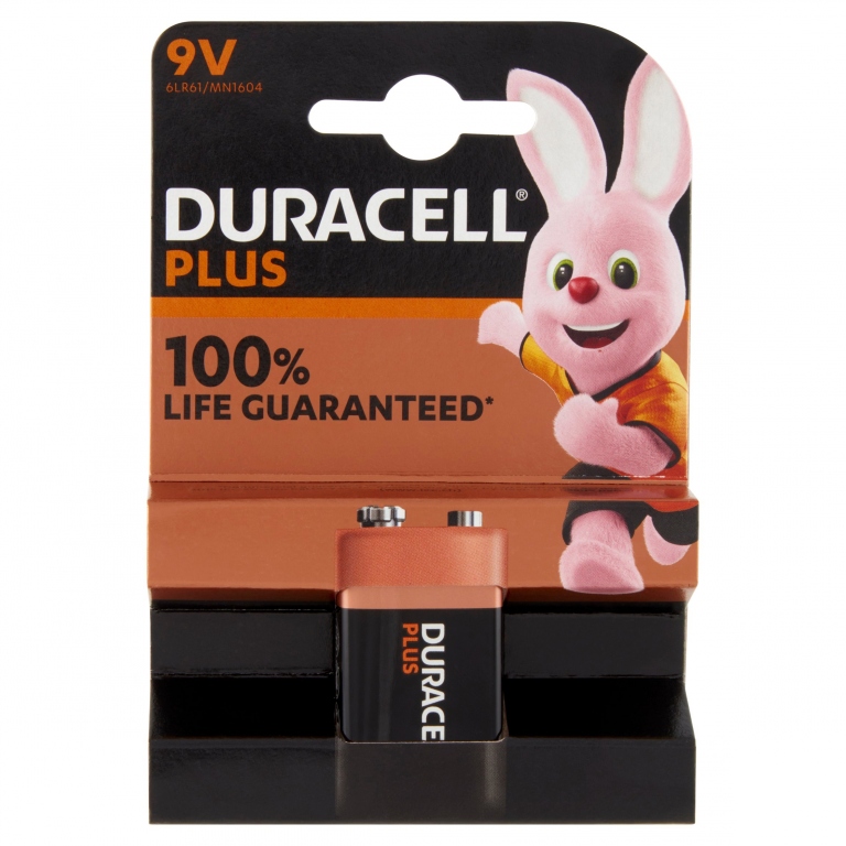 DURACELL PLUS100 TRANSISTOR 9V MN16074            