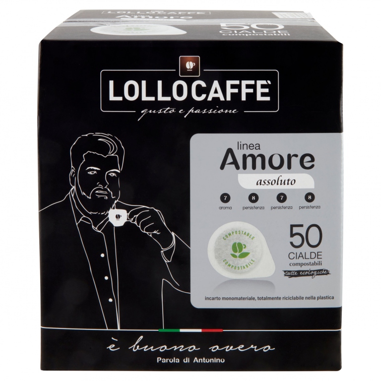 CAFFE' LOLLO CIALDA AMORE ASSOLUTO X50PZ          