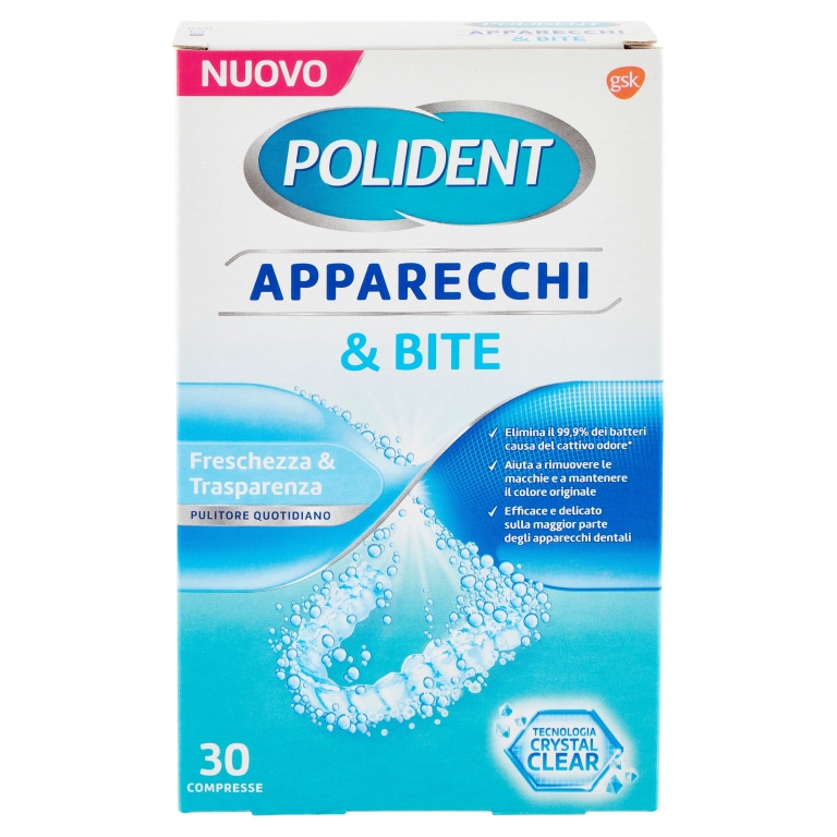 POLIDENT APPARECCHI E BITE 30CMP                  