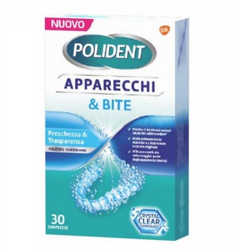 POLIDENT APPARECCHI E BITE 30CMP                  