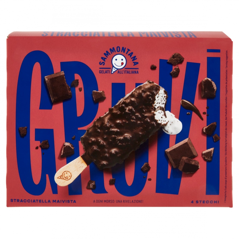GELATO STECCO GRUVI STRACCIATELLA SAMMONTANA G240 
