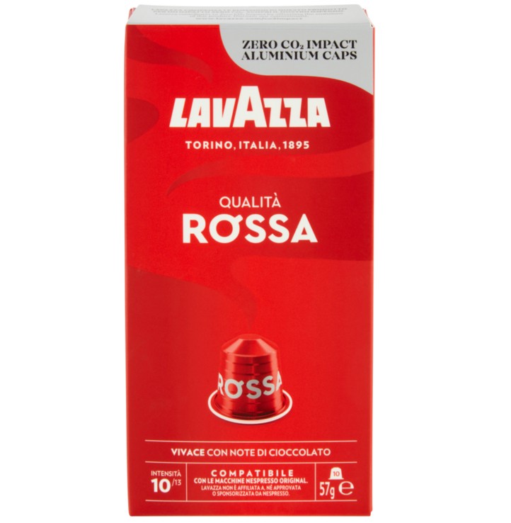 CAFFE'LAVAZZA COMP.NESPR.Q.ROSSA CAPSX10          