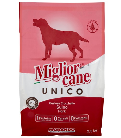 MORANDO CANE UNICO CROCCANTINI SUINO KG.2,5       