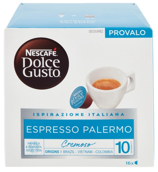 NESCAFE' DOLCEGUSTO ESPRESSO PALERMO 16 CAPS      