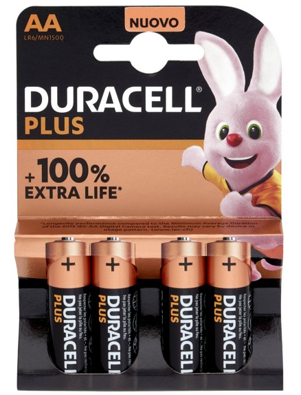 DURACELL PLUS100 AA STILO MN1500                  