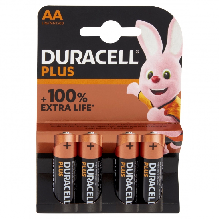 DURACELL PLUS100 AA STILO MN1500                  