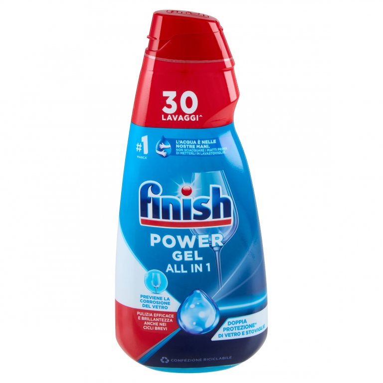 FINISH POWER GEL REGULAR 100% STOVIGLIE PRO.ML.600