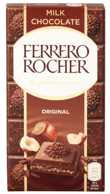 FERRERO ROCHER TAV.LATTE/NOCCIOLA G90             