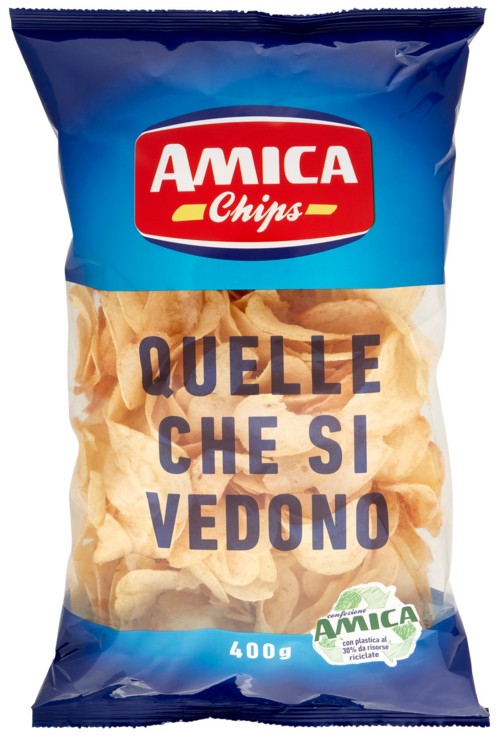 PATATINE AMICA CHIPS GR.400 QUELLE CHE SI VEDONO  