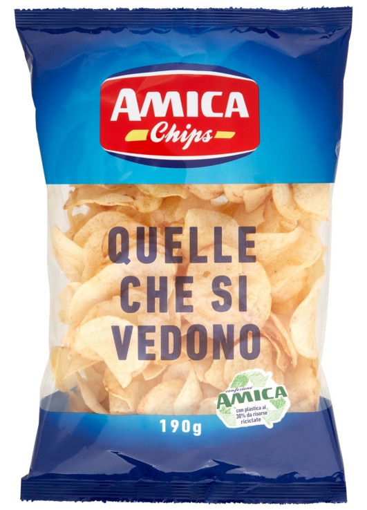 PATATINE AMICA CHIPS GR.190 QUELLE CHE SI VEDONO  