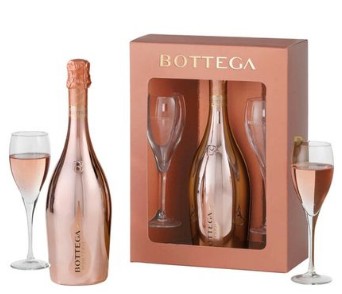 BOTTEGA CONF.GLAMOUR ROSE'GOLD PROSEC.CL70+2FLUTES