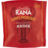 RAVIOLI RANA ORO ROSSO ASTICE E GAMBERI GR.250    