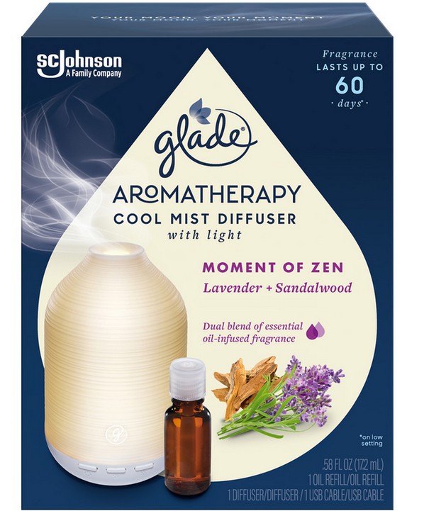 DEO GLADE AROMATHERAPY DIFFUSORE OLI MOMENT OF ZEN