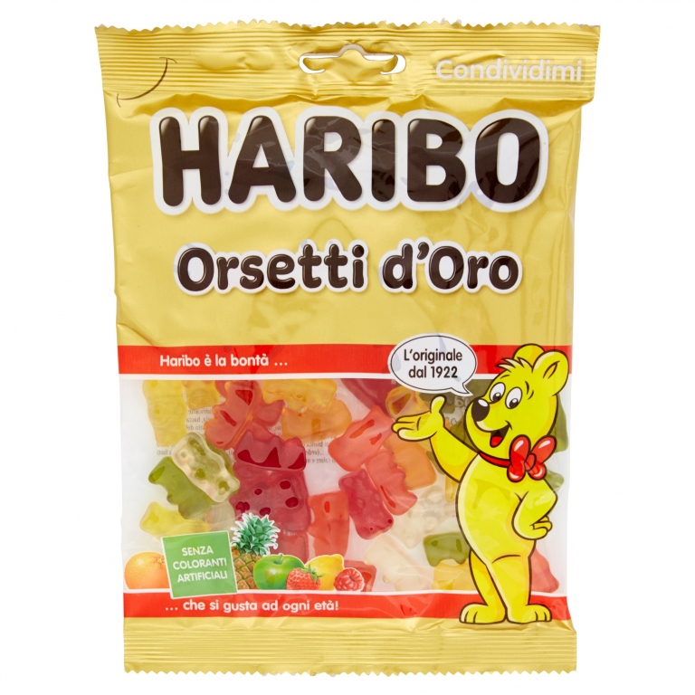 CARAMELLE HARIBO ORSETTI D'ORO GR.175             