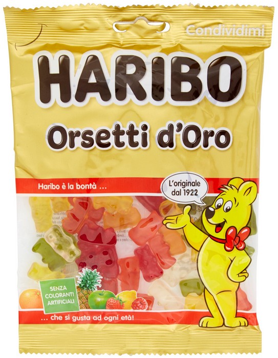 CARAMELLE HARIBO ORSETTI D'ORO GR.175             