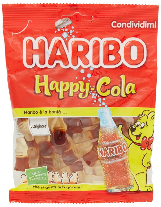 CARAMELLE HARIBO HAPPY COLA GR.175                